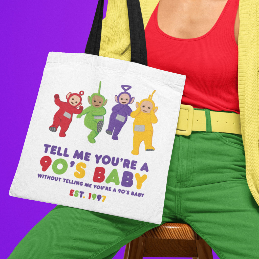 Tell me you're a 90's baby Tote Bag
