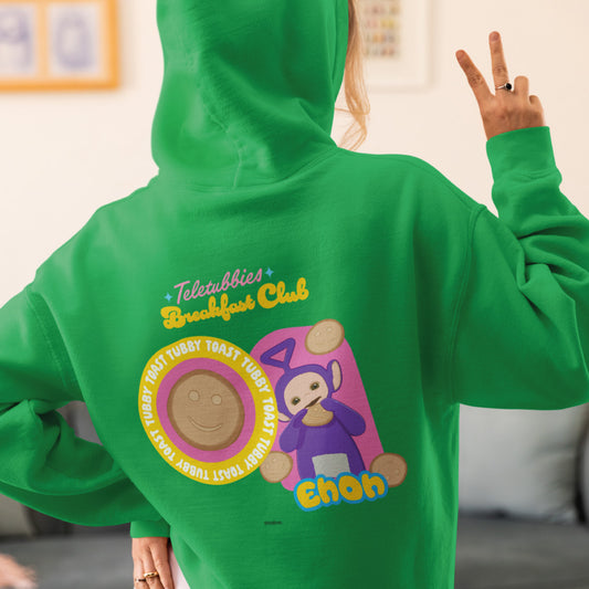 Tubby Toast Breakfast Club Green Hoodie