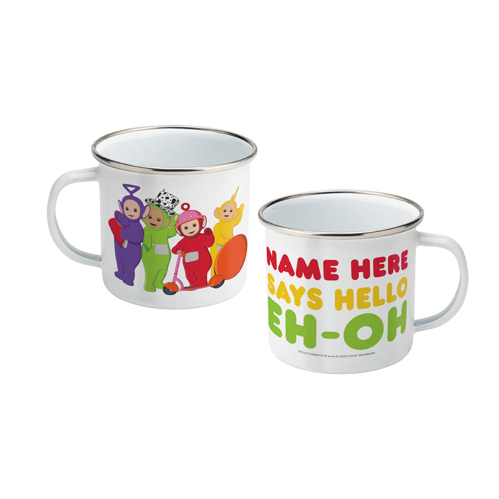 Personalised Eh-Oh Enamel Mug