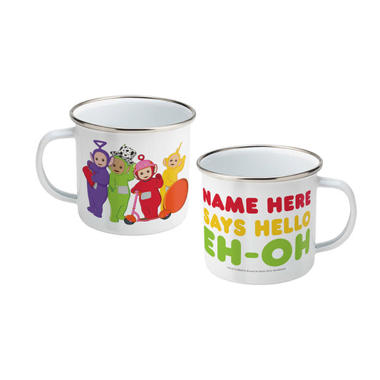 Personalised Eh-Oh Enamel Mug