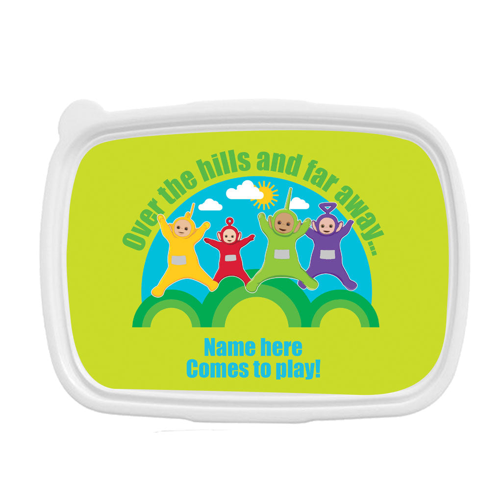 Personalised Over the Hills Lunch Box
