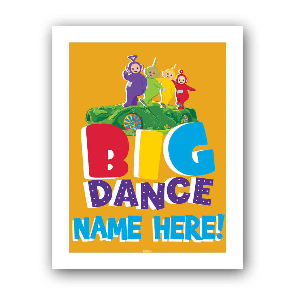 Personalised Big Dance Art Print