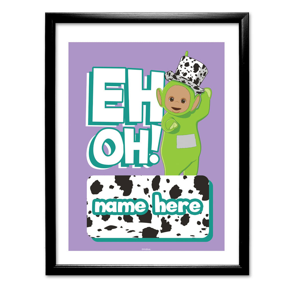 Personalised Dipsy Eh Oh Art Print