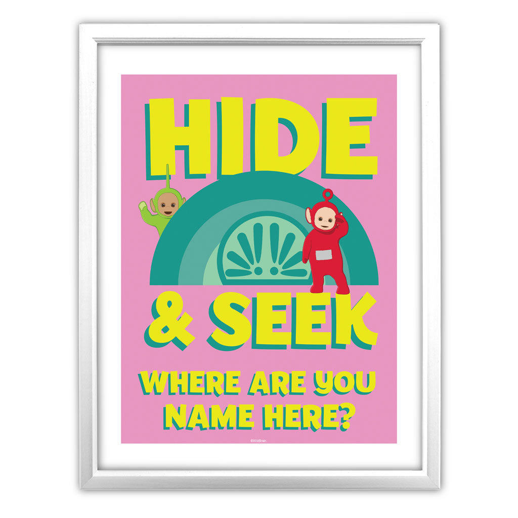 Personalised Hide & Seek Art Print