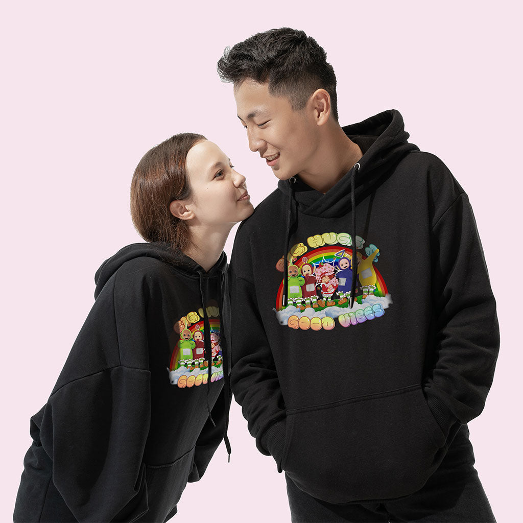 Teletubbies x Strawberry Shortcake by MurWalls - Good Vibes Hoodie