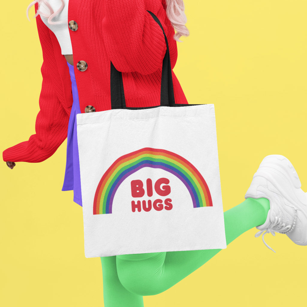 Big Hugs Rainbow Tote Bag