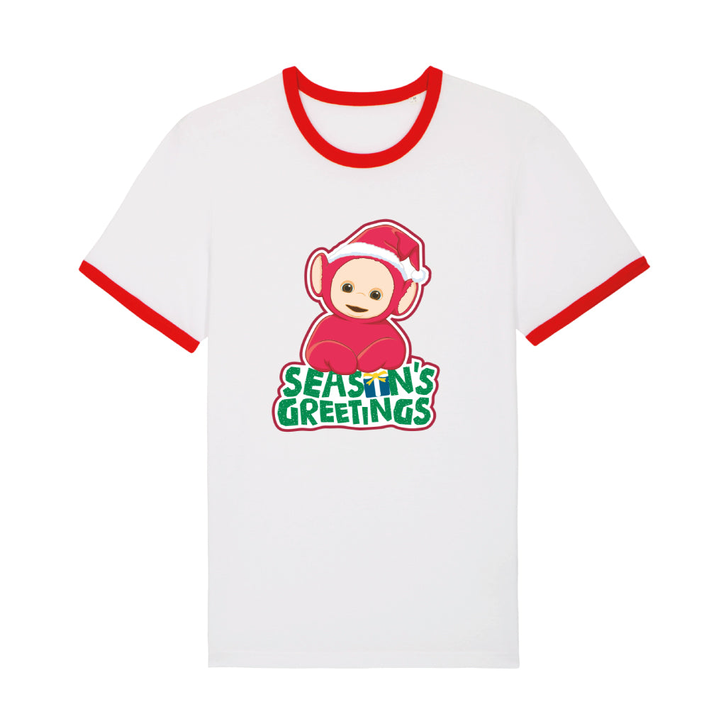 Po Season's Greetings Christmas Ringer T-Shirt