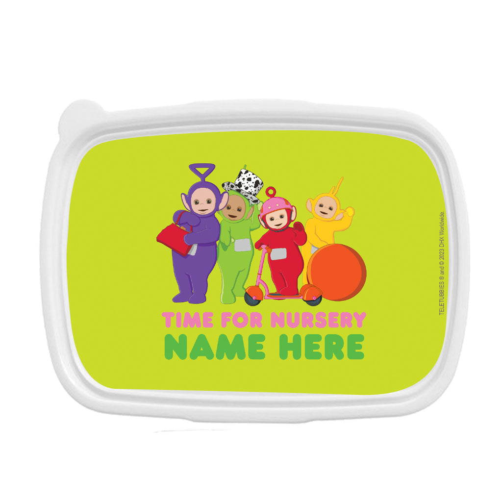 Personalised Time for Nursery Lunch Box