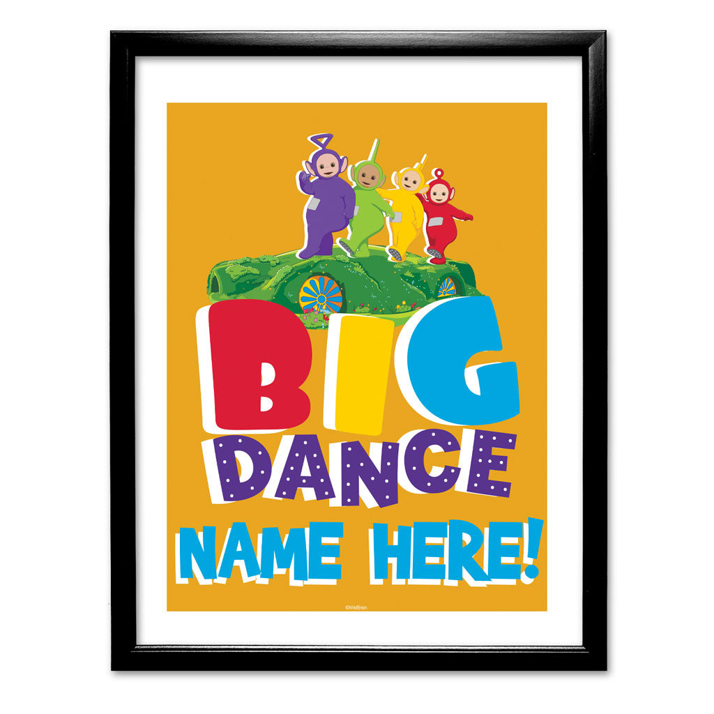 Personalised Big Dance Art Print