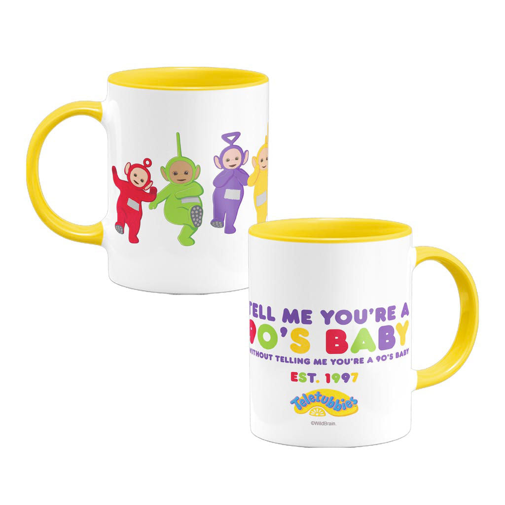 Tell me you're a 90's baby Coloured Mug
