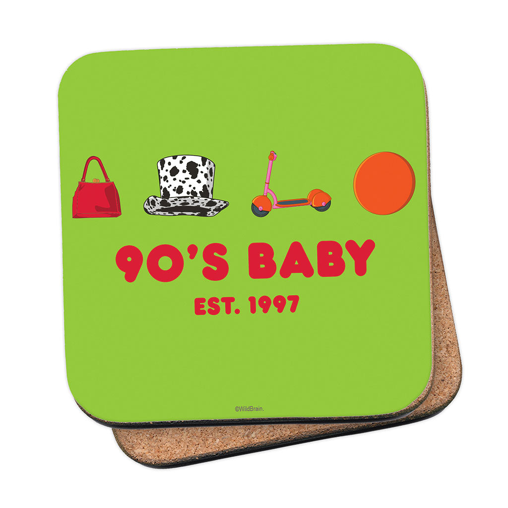 90's Baby Est. 1997 Coaster